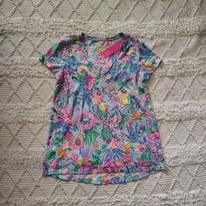 Lilly Pulitzer Multicolor Floral Short Sleeve Tee